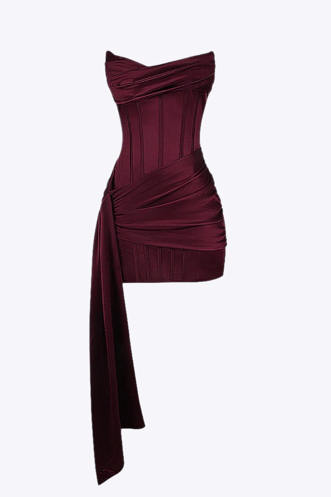 Strapless Corset Mini Dress