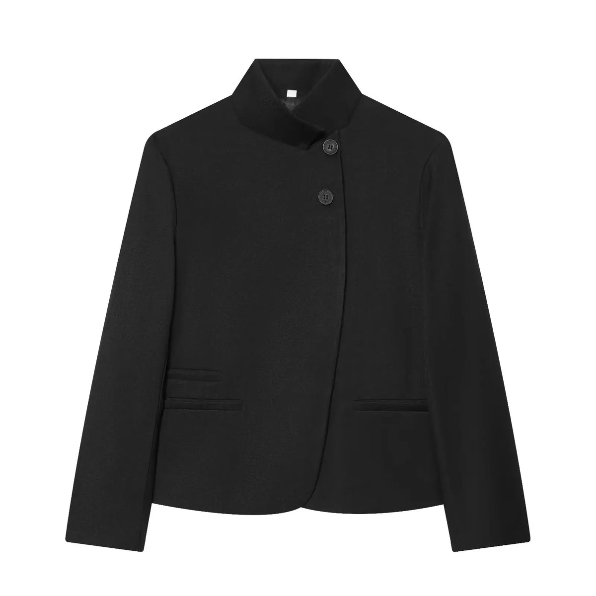 Stand Collar Tailored Blazer