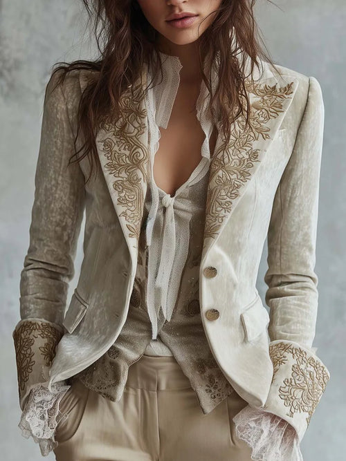 Ornate Embroidered Blazer