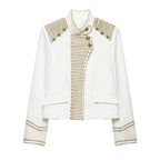 Gold Braid Trim Military Jacket