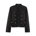 Military Braid Zip Jacket