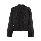 Military Braid Zip Jacket