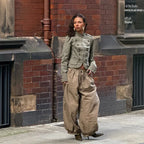 Vintage Military Cropped Jacket