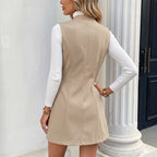 Stand Collar Longline Vest
