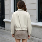 Relaxed Zip Front Jacket