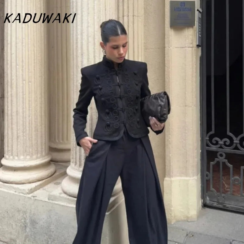 Braided Frog Closure Jacket