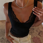 Floral Lace High Collar Blouse