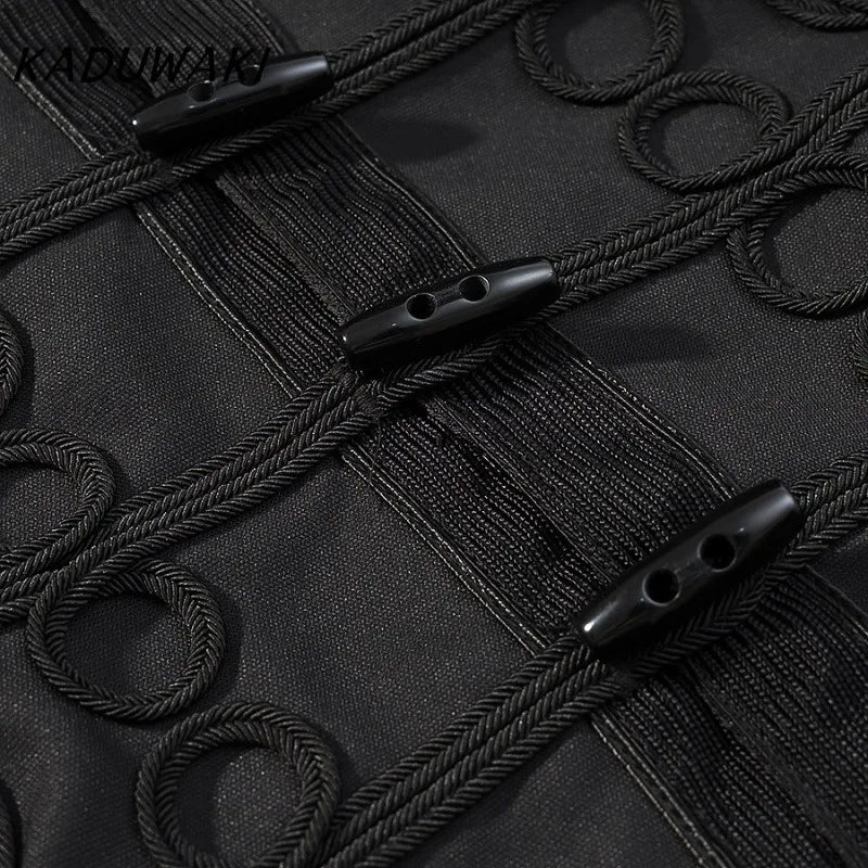 Braided Frog Closure Jacket