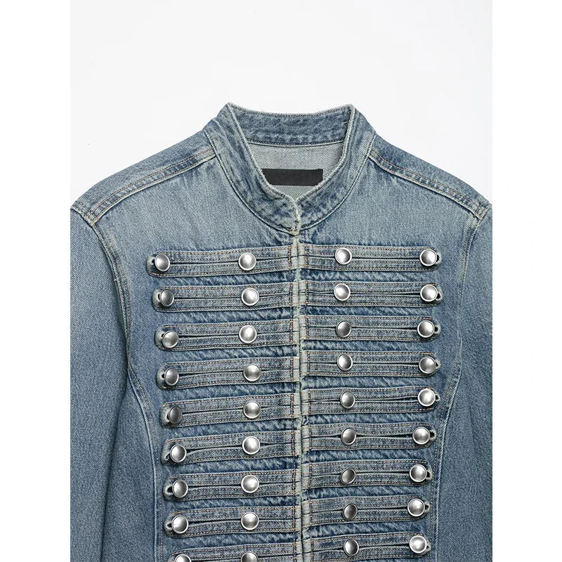 Frayed Hem Denim Jacket