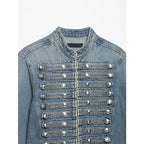 Frayed Hem Denim Jacket