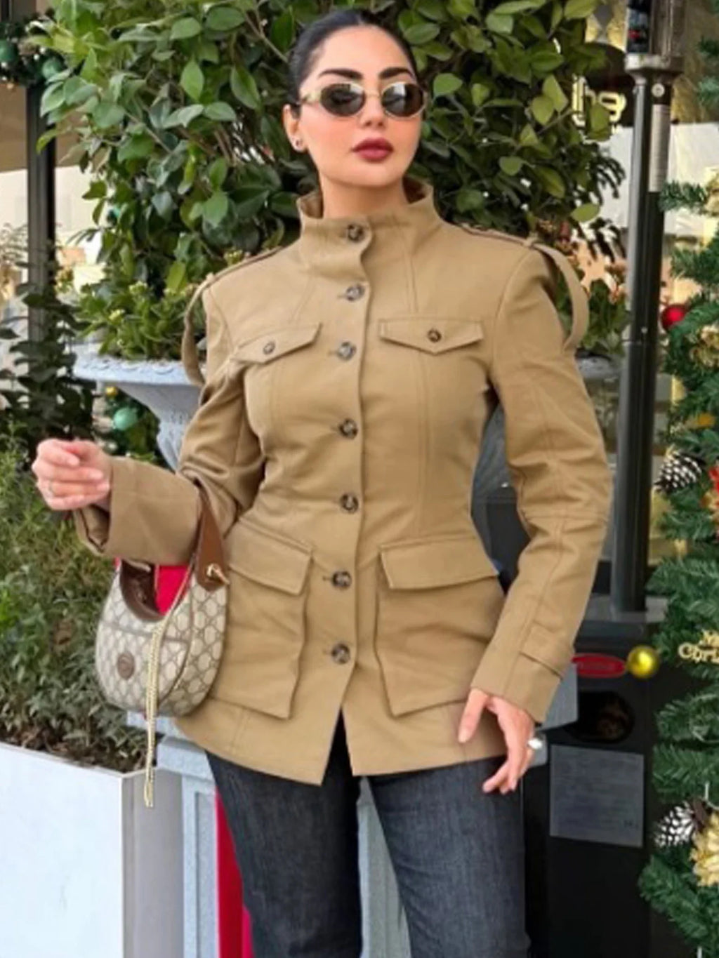 Structured Utility Pocket Jacket