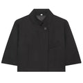 Cropped Stand Collar Jacket