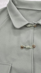 Gold-Button Frog Closure Short Coat
