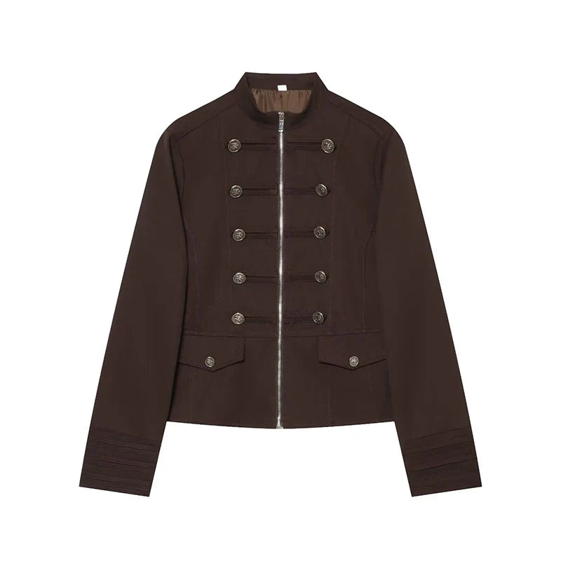 Napoleon Stand Collar Jacket