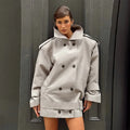 Belted Double-Breasted Trench Jacket