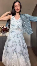 Frayed Hem Denim Jacket