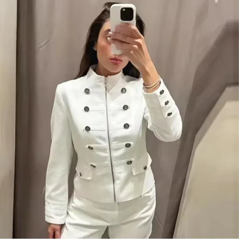Napoleon Stand Collar Jacket