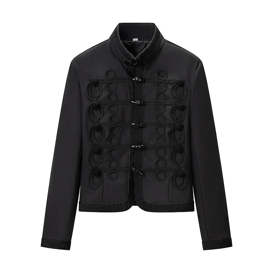 Braided Frog Closure Jacket