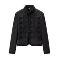 Braided Frog Closure Jacket