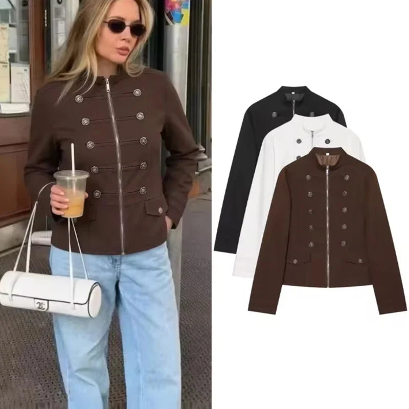 Napoleon Stand Collar Jacket