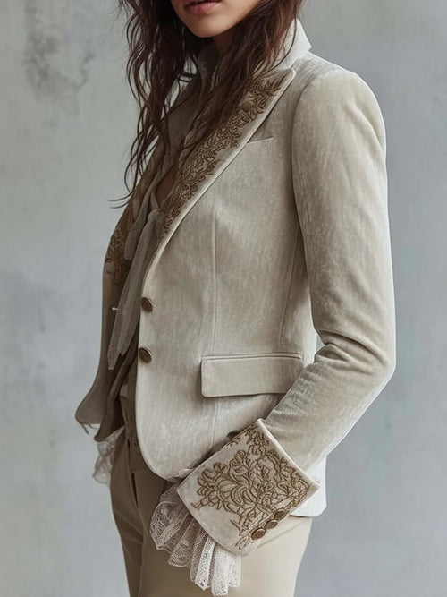 Ornate Embroidered Blazer