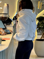Cropped Hooded Zip Jacket