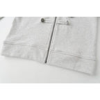 Cropped Military Zip Jacket