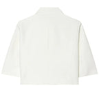 Cropped Stand Collar Jacket