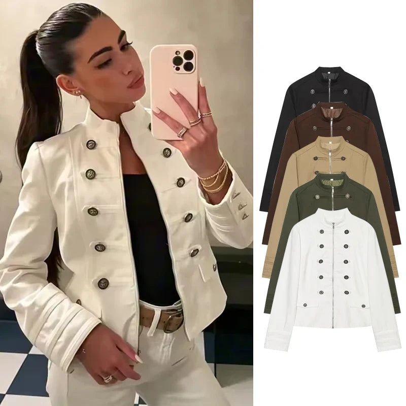 Napoleon Stand Collar Jacket