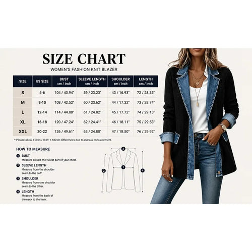 Contrast Trim Longline Blazer