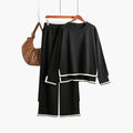 Luna | Two-Piece Set – Long-Sleeve Top and Matching Trousers for Women